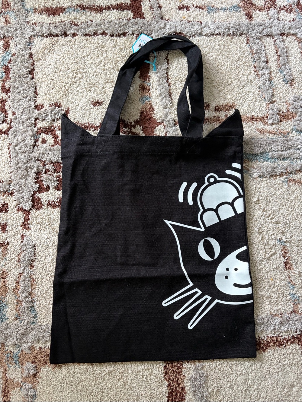 AUTHENTIC❗️Jellycat official merchandise black tote bag- NWT VHTF- FAST SHIP!